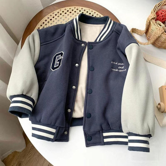 New Fashionable Korean Style Baby Autumn Handsome Jacket