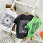 Boys'' Short Sleeve T-shirt Summer Children''s Summer Top Cotton Cashew Flower Printing Thin Loose Middle School Children''s Half Sleeve Fashion