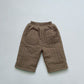 Lightweight Quilted Children's Clothing Children's Velvet Pants Eight Points Straight-leg Pants