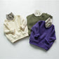 Children's Fleece Sweater Fake Two High Collar Thickened