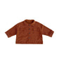 Spring And Autumn Infant Boys And Girls Baby Lapel Cardigan Coat Pants Corduroy Two-piece Set