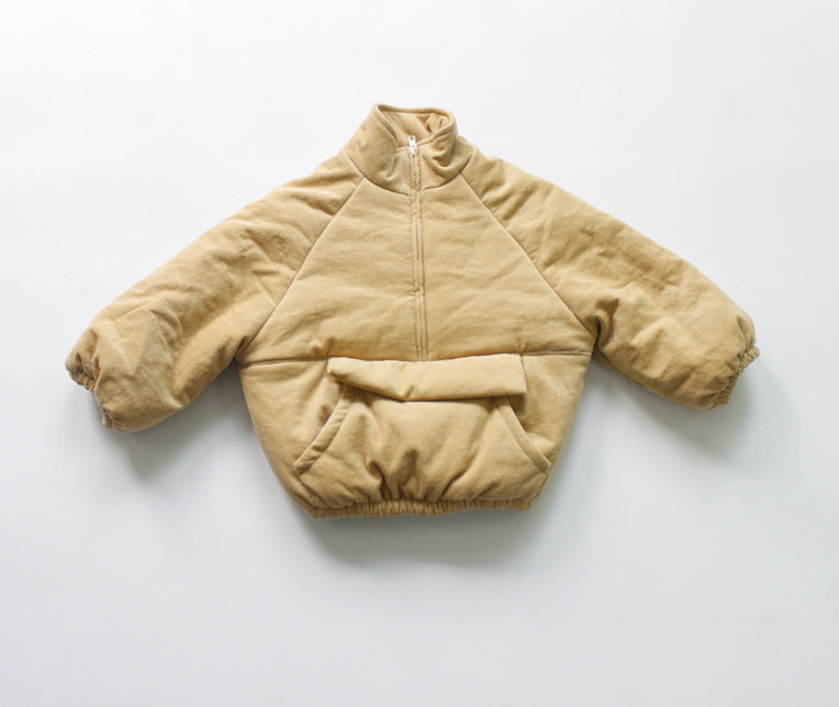 Ancient Fleece Pullover With Cotton Jacket