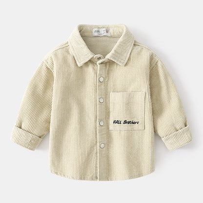 Boys' Cotton Long Sleeved Shirt