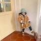 Children's Clothing, Children's Long Fur Zipper Coat, Plus Velvet, Boys' Cotton-padded Clothes