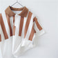 Summer Boy Striped T-shirt Short Sleeve Top