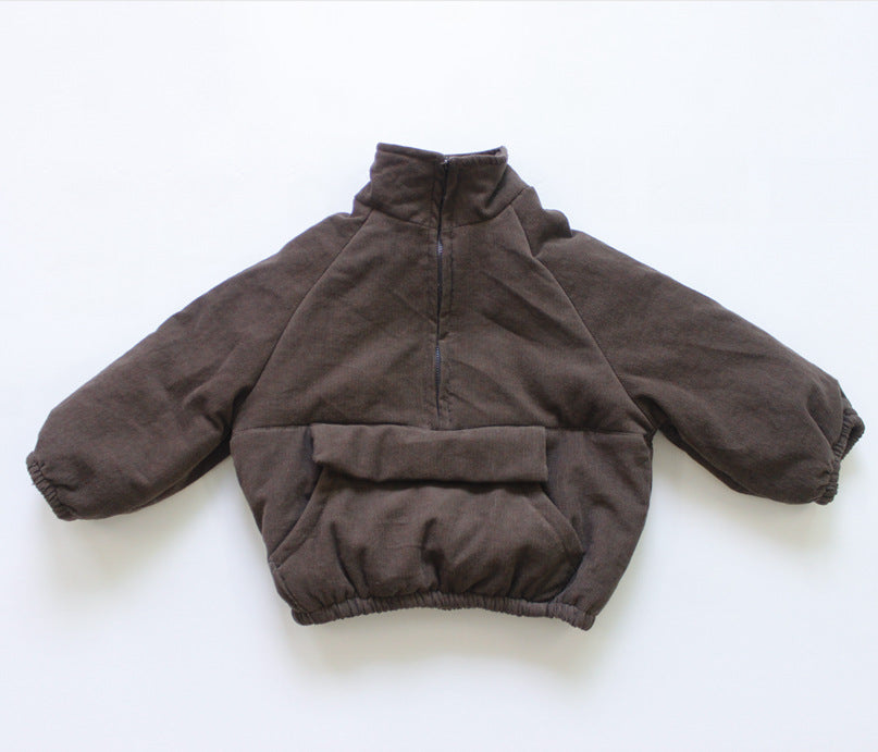 Ancient Fleece Pullover With Cotton Jacket