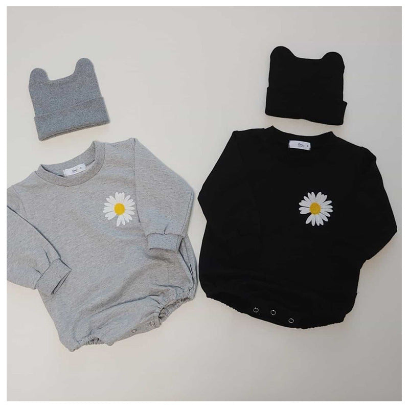 Jumpsuit baby daisy flower