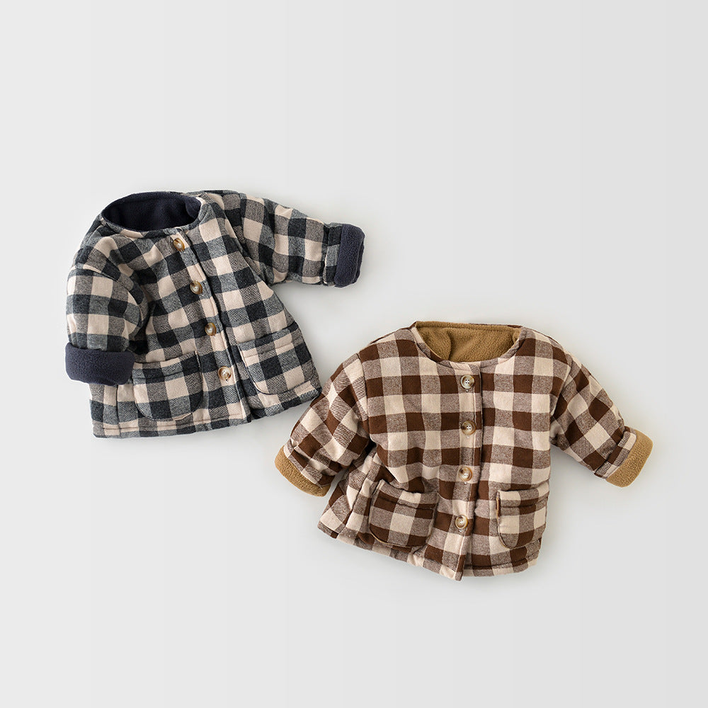 Plaid cotton jacket