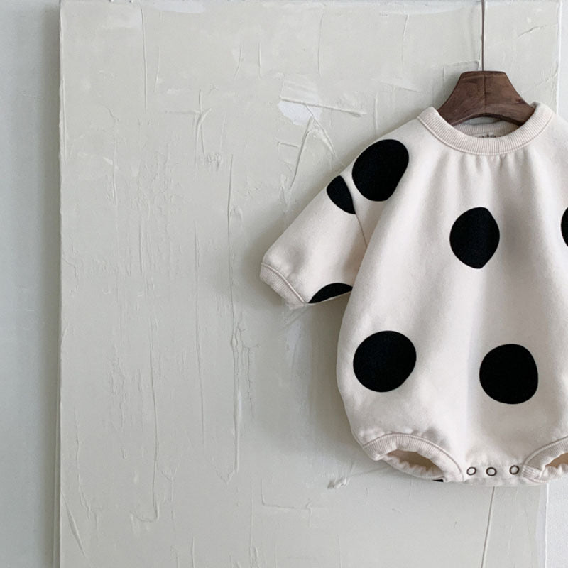 Baby Personality Polka Dot Bodysuit Romper