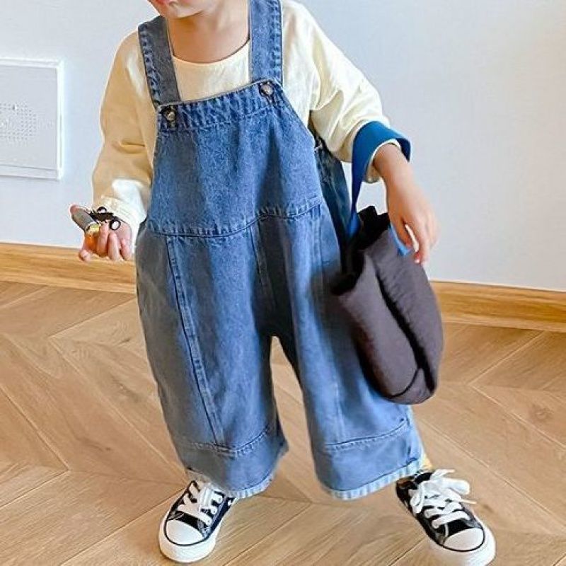 Small And Medium Children's Handsome Baby Trousers