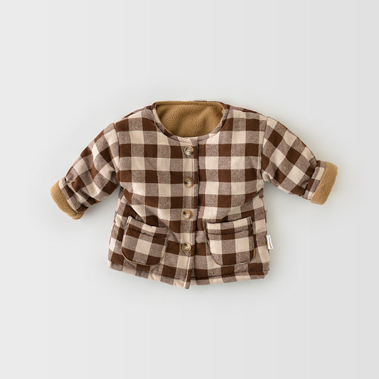 Plaid cotton jacket