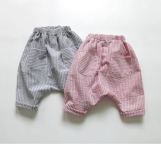 Breathable fabric children's crotch pants