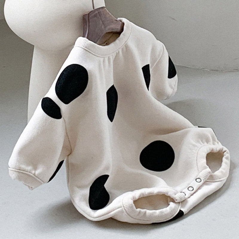 Baby Personality Polka Dot Bodysuit Romper