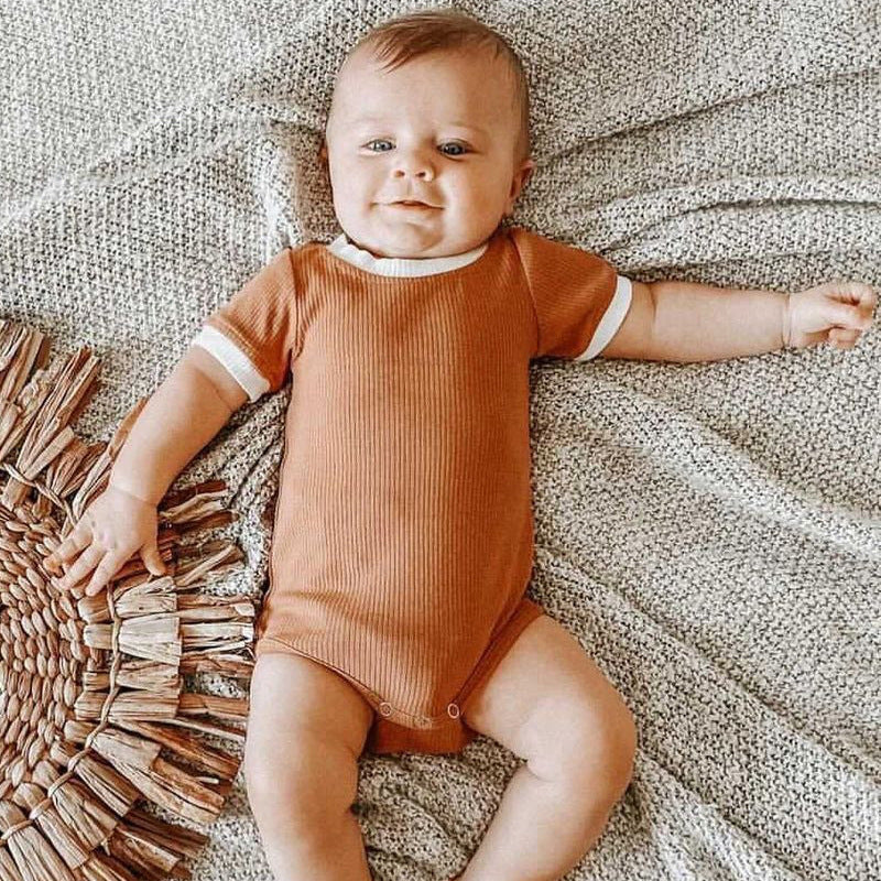 Baby Summer Short Sleeve Bodysuit