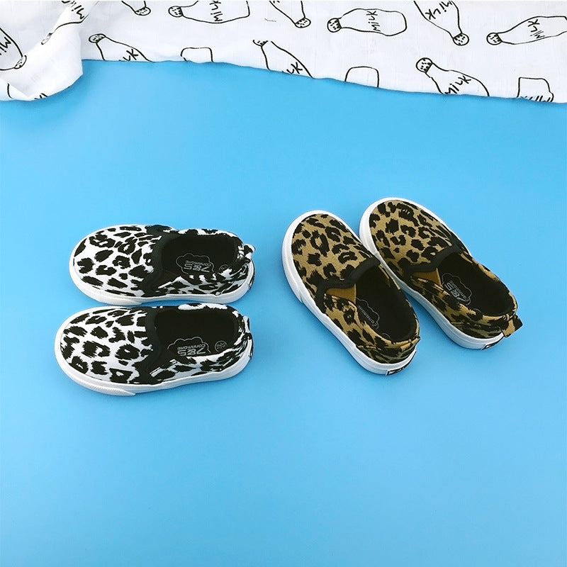 Leopard baby shoes