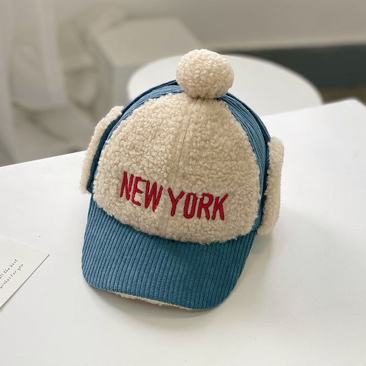 NY Corduroy Winter Hat