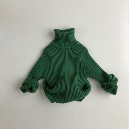 Turtleneck Knit Pullover